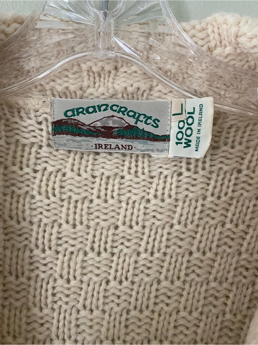 Aran Crafts Wool Cardigan